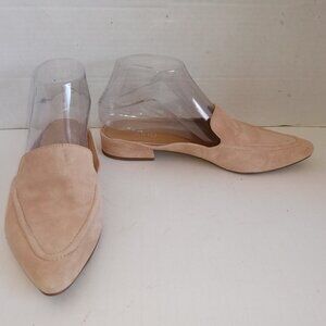 Franco Sarto Beige Suede Mules